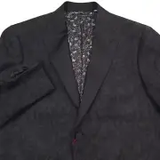 $798 Robert Graham Mens 42R Reggie Hunter Green Floral Jacquard Dinner Jacket