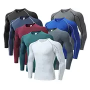 Men's T shirt Tee Gym Shirt Compression Shirt Fitness Shirt Men Tops Crew Neck Long Sleeve Sports Outdoor Vacation Going out Casual Daily Quick dry Sweat wick