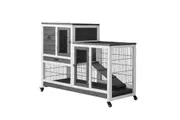 Alopet Rabbit Hutch Wooden 110cm