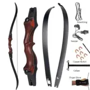 58" ILF Recurve Bow with 15" Riser Take Down Right Hand Bow with Buckle Set