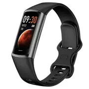 TODO Fitness Tracker Smart Watch BT 5.0 Body Thermometer Temperature BPM Monitor - Black