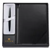 Cross ATX Basalt Ball Point Pen w/ Medium Classic Journal Writing Stationery BLK