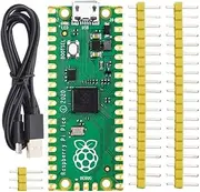 KEYESTUDIO Microcontroller Mini Development Board for Raspberry Pi Pico, Dual-Core ARM Cortex M0+ Processor,Running up to 133 MHz, Support C/C++ / Python