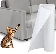 Anti Cat Scratch Furniture Protector, 500 x 30 CM, Large Couch Protector for Cats, Single-Sided Sticky, Clear Couch Corner Guards, Tape for Furniture, Couch, Sofa, Door, Walls
