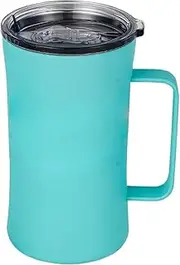 Water Tumbler with Handle | Camping Cup with Lid | 600ml Large Capacity Tumbler for Workplace, Home, Hiking, Travel, Outdoors