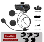 Bluetooth 5.3 Wireless Motorcycle Helmet Headset Hands-free Call Phone
