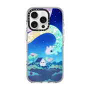 iPhone 16 Pro Clear Case MagSafe Compatible Midnight Visitor by ellievsbear