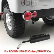 For CChand RC4WD 1/10 G2 Cruiser/FJ40 RC Car Metal Exhaust Simulated Pipe Part