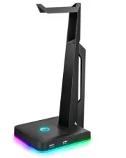 IFYOO RGB Game Headset Stand Two USB Ports Games Headphone Mount PC Xbox One PS4