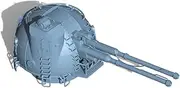 YZCG700401 1/700 Model Upgrades Parts Moscow Frigate AK-130 Naval Guns