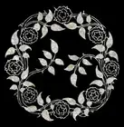 18" black Marble Table Top dining coffee side inlay Pietra Dura antique Decor 5s