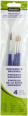 DecoArt Designer Series Brushes-Rounds & Liners Set - 3 Pack