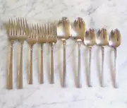 Brookwood WM Dalton Stainless by Oneida Dinner Forks, Salad Forks, Teaspoons +