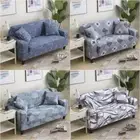 1/2/3/4 Seater Geometric Lattice Slipcover Elastic Sectional Corner Couch Covers