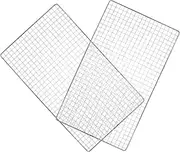 Multi-Purpose Barbecue Rack Stainless Steel BBQ Mesh 44x26cm Grill Mesh for BBQ Easy to Use