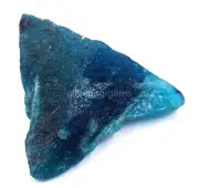DYED 180.20Ct Natural Blue Sapphire Kashmiri Rough Certified Loose Gemstone 5MSM