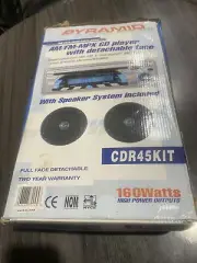 Vintage Pyramid Car Stereo In Dash AM/FM MPX CD Player/ CDR45KIT
