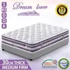 QUEEN KING SINGLE DOUBLE Mattress Bed Euro top Pocket Spring 5 Size AU STOCK