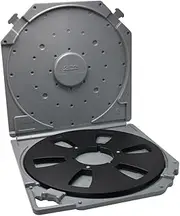 Snblzhef 10inch 6-Hole Empty Takeup Reel with Empty Take Up Reels Storage Box Carrying Case for 10 Inch Sound Tapes A