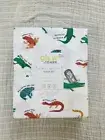 Pottery barn Kids Aiden Reptiles sheet set Glow in the Dark Twin Red Green