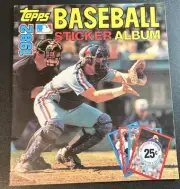 1982 Topps Baseball Sticker Album Old Stock - Never Used - Gary Carter