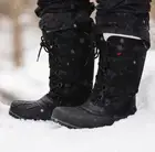 Baffin Ottawa Women's 7 Winter Waterproof Warm Boots Black fuzzy wool insole