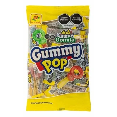 25 Pcs De La Rosa Gomitas Llave Pop Gummy Dulce Mexico Mexican Candy 325 Grams