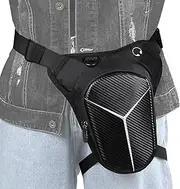 Acunny Motorcycle thigh bag, drop leg bag, leg magnified motorcycle bag, multi purpose assoceable, waterproof, quick release with high capacity bag for commuting camping