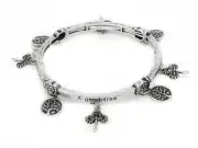 Tree Of Life Matthew 7:18 A Good Tree Cannot Bear Bad Fruit Burnished Bracelet