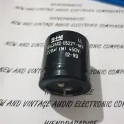 NOS S+M B43502-B5227-M7 220uF 450V HI END TUBE AMP CAP FOR AUDIO! 1pc