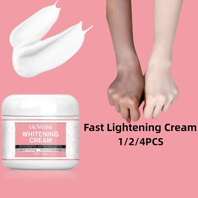 Dark Skin Whitening Bleaching Face Body Sensitive Areas Fast Lightening Cream
