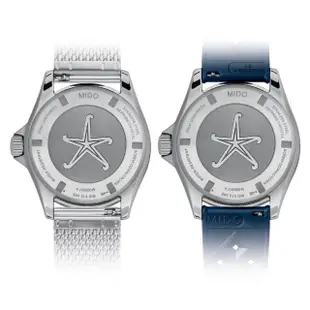 【MIDO 美度】OCEAN STAR 海洋之星 復刻1960 米蘭帶 潛水機械套錶 母親節 禮物(M0268071104101)
