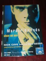 Nick Cave And The Bad Seeds - Murder Ballads - Laminated Promo Poster