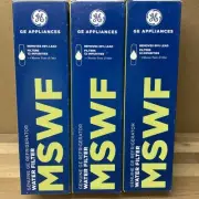 3-PACK GE Brand MSWF SmartWater Refrigerator Internal Water Filter Cartridge NEW