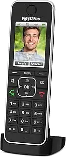 AVM Fritz!FON C6 Black Edition Cordless Telephone VoIP Answering Machine, Baby Monitor, Hands-Free Calling, PIN Code LC Display