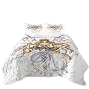 Cool Fantasy Art Burgundy Wine Fairy Coverlet