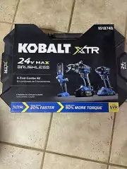 Kobalt XTR 24-volt 3-Tool Brushless Power Tool Combo Kit with Hard Case