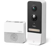 TP-Link Tapo D230S1 Smart Battery Video Doorbell, 2K 5MP Live View, Colour Night Vision, Water & Dust Resistant IP64