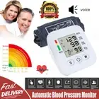 Upper Arm Digital Blood Pressure Monitor Cuff Pulse Heart Rate Meter BP Machine