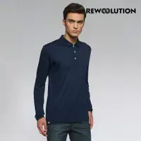 在飛比找蝦皮商城優惠-【Rewoolution】男INDY 190g長袖Polo衫