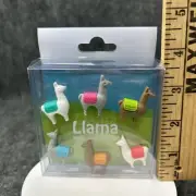 Llama Wine Glass Markers 6pc Set NEW