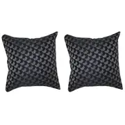 2PK Jason Commercial Regency Premium Cushion Filled 45x45cm Ink Blue 600GSM