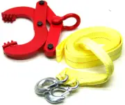 2000Lb Pallet Puller Grip Clamp Pulling Cargo Chain Load Puller with 20 ft Strap