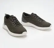 Clarks Cloud Steppers Embellished Bungee Sneakers Black 7/M New