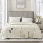 Beautyrest Electric Micro Fleece Heated Blanket King Zise Ivory Color