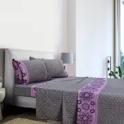 Bedding King Winter Flannelette Sheet Sets Design - Sanita Queen