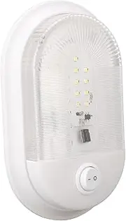 Ceiling Dome Light, 720LM Single Dome Ceiling Light with Switch, 24 SMD 2835 LEDs, 10-24V, 4000-4500K, for Trailer