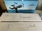 MAXLAPTER Telescope for Astronomy Beginners 70mm Aperture Refractor Blue 45@5B