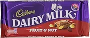 Cadbury Dairy Milk Fruit & Nut Bar 120 g (Pack of 7)