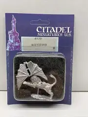 VTG Citadel Manticore FF35 Metal Miniatures NOS Fantasy OOP Blister 1980s D&D